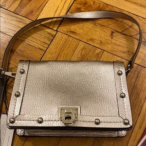 Brand new Rebecca Minkoff silver bag, with tags
